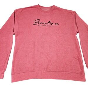 Bay State Gear Sweatshirt Mens 2XL Red Boston Massachusetts Pullover Souvenir